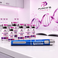 Premium Peptide Pen Electric Blue